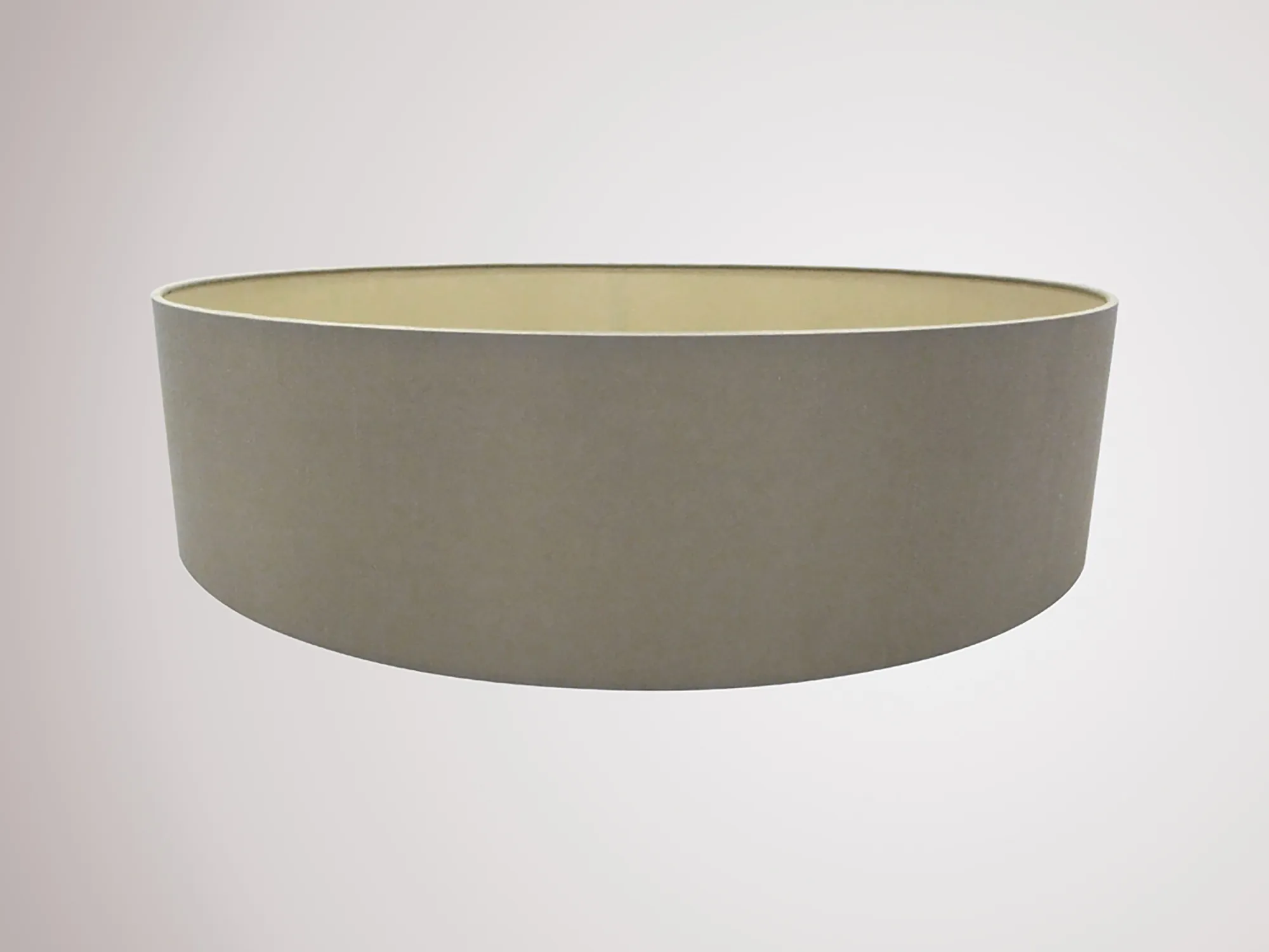 Serena 60cm Faux Silk Fabric Shade Taupe, Halo Gold D0317  Deco Serena